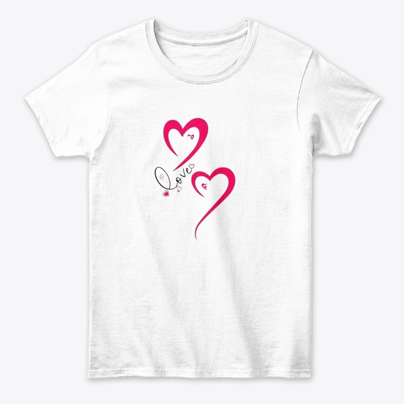 New design heart unique T-Shirt, fashio