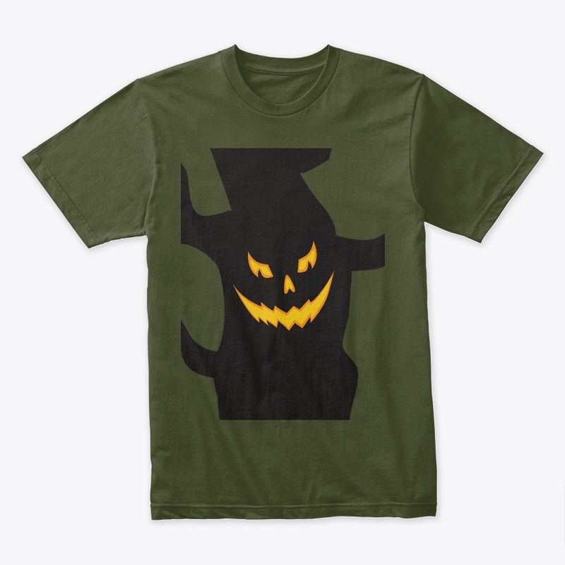 Haunted Tree with Jack-o'-Lantern Face