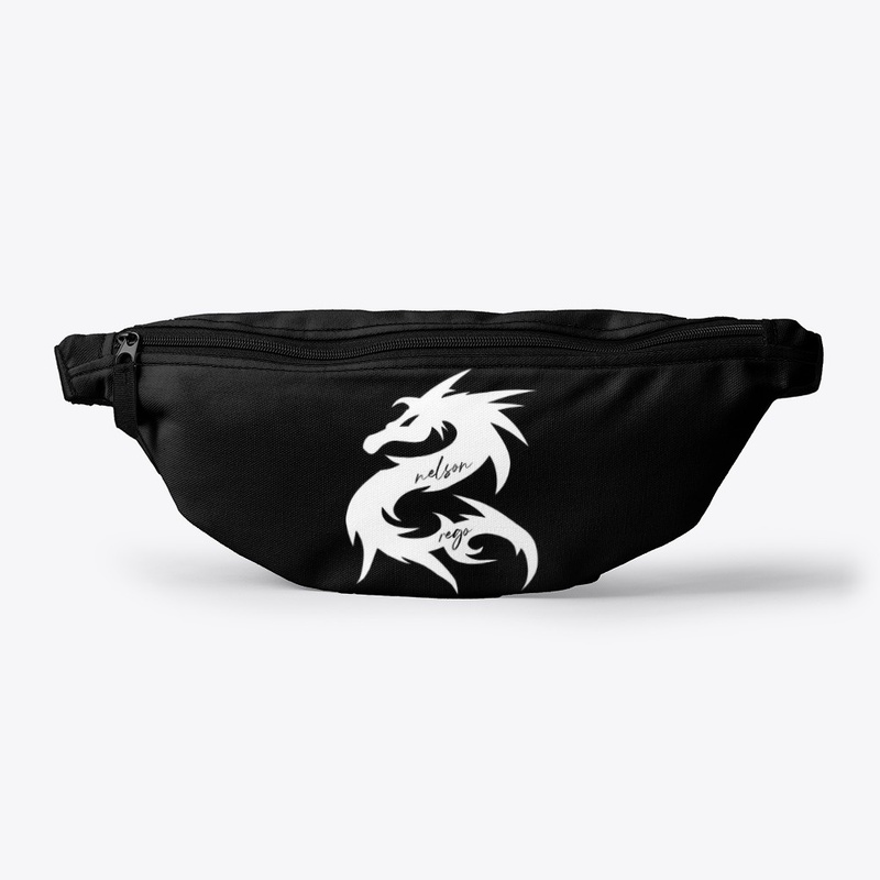 002W NELSON DRAGON LOGO - WHITE