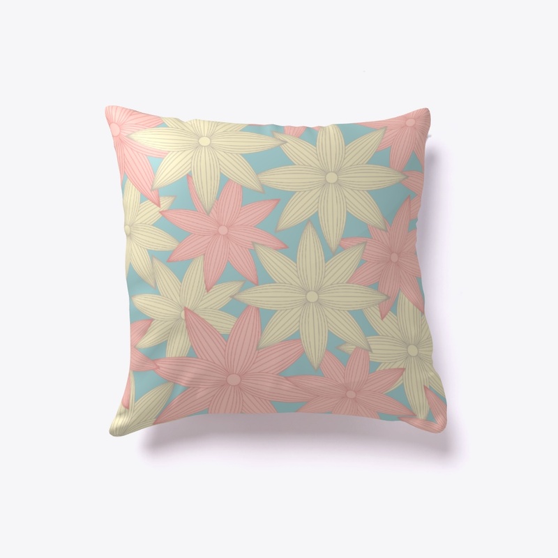 Abstract floral and leaves