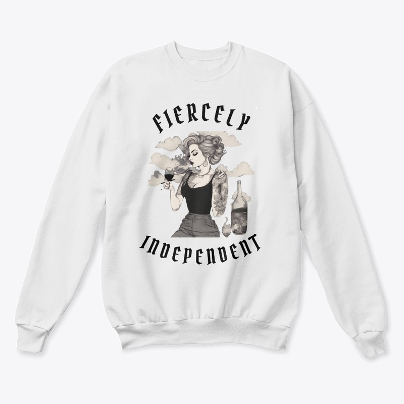 fiercly independent blk letter