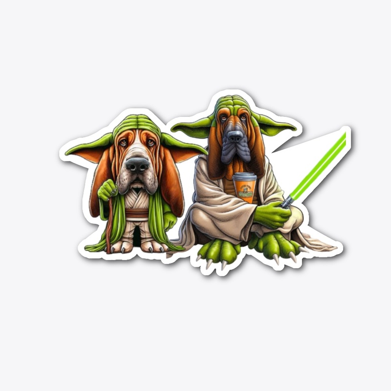 Bloodhound Dog Basset Hound SF Cartoon
