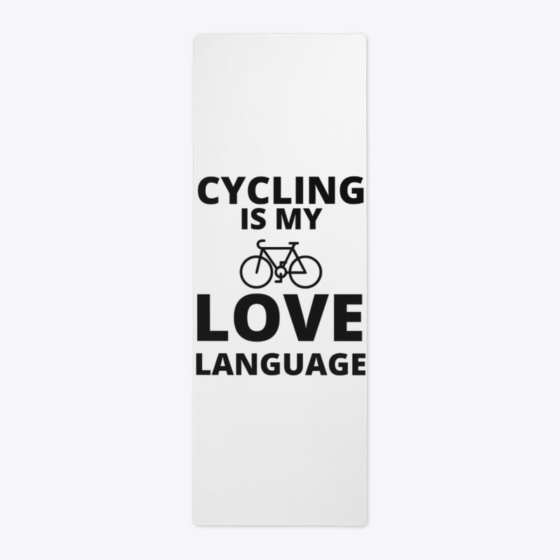 Cycling is my love language funny bicycl