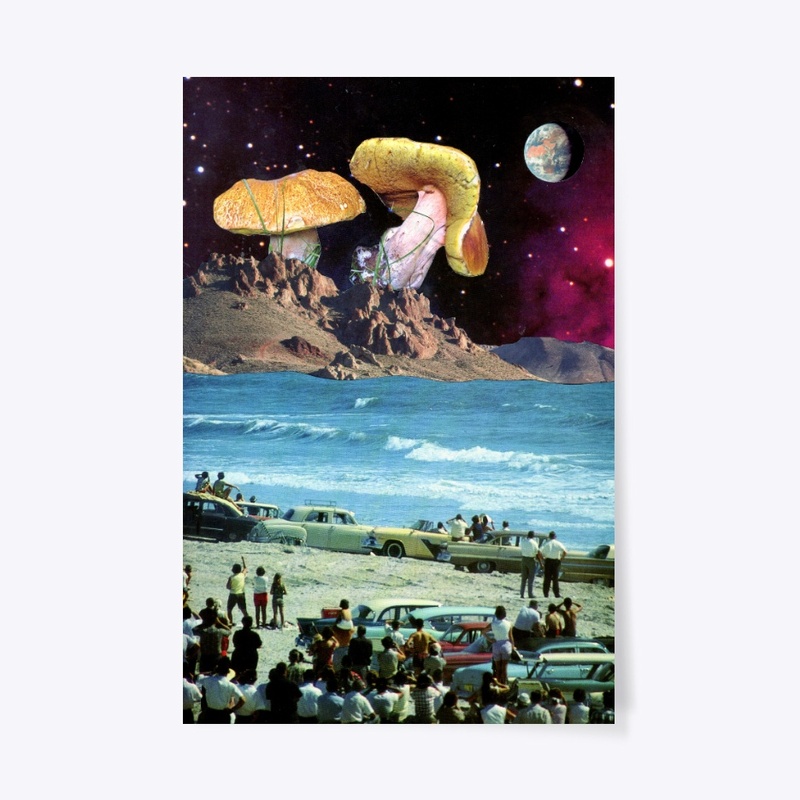 Mushroom Planet - Graphic Tee Collage 