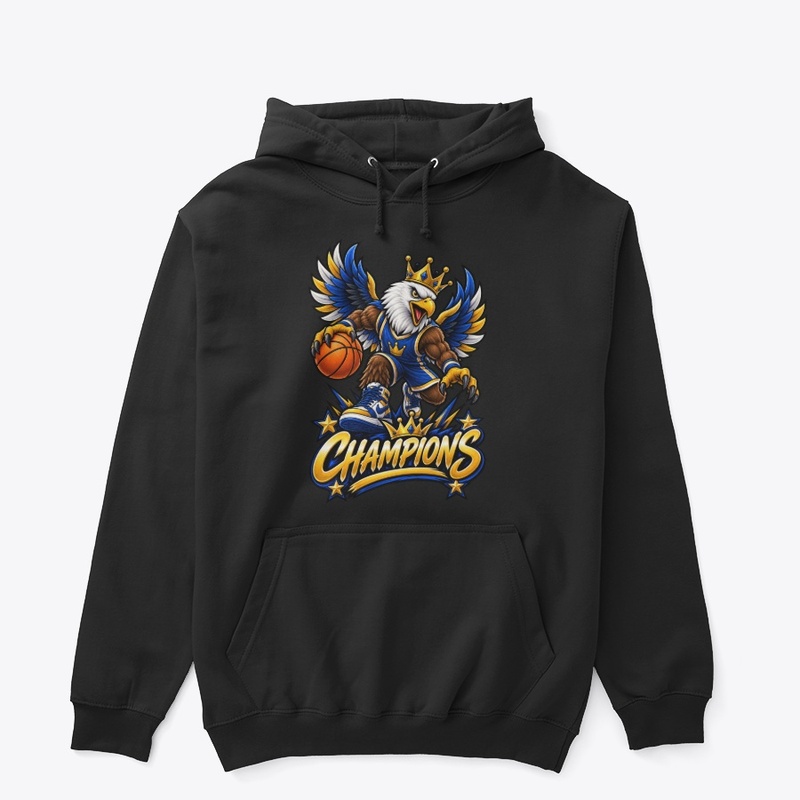 Champions Eagle Basketball Mascot 