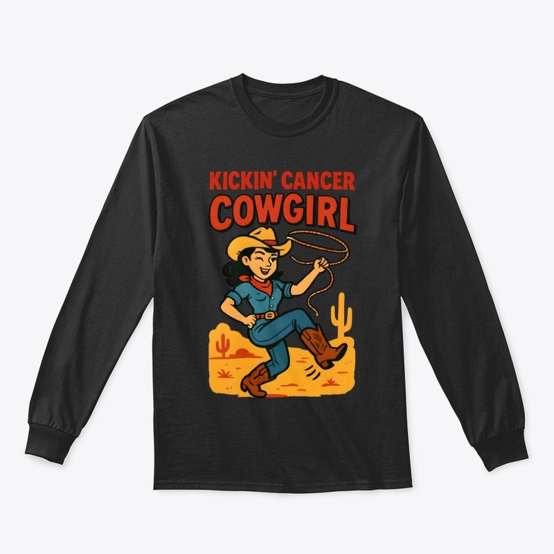 Kickin' Cancer Cowgirl T-Shirt