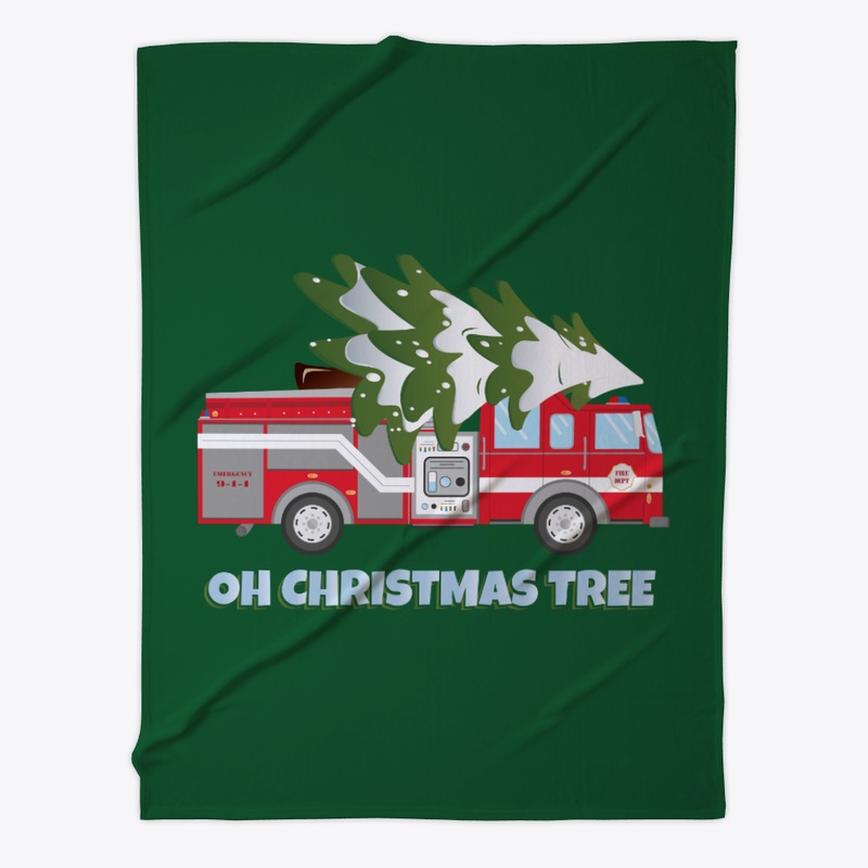 Xmas Firefighter Oh Christmas Tree