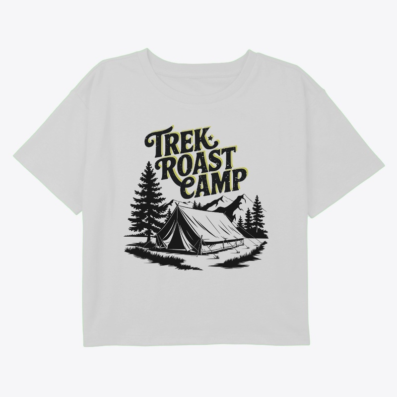 Vintage Camp Adventure T-Shirt Design.