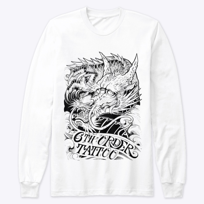 6th Order Tattoo Dragon (Black Ink)