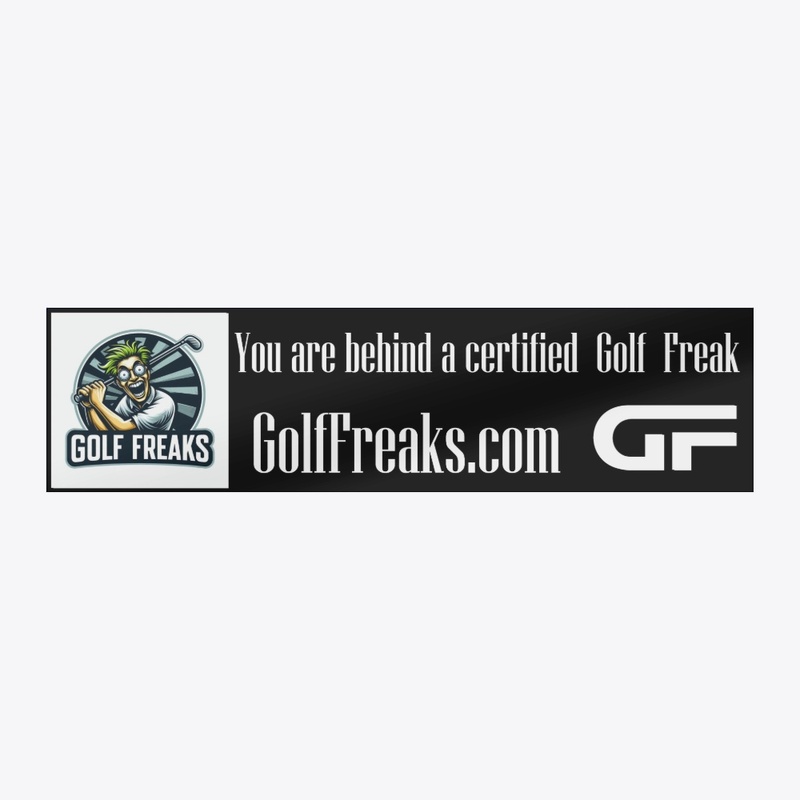 Golf Freaks Bumper Sticker