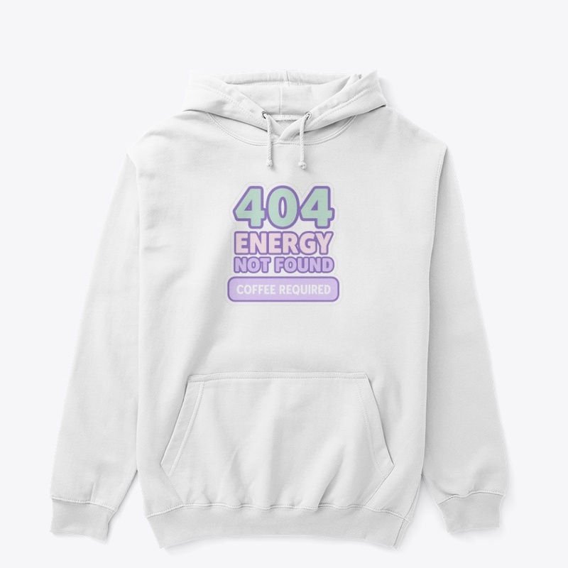 404 Energy | Coffee Req. Glitch Design