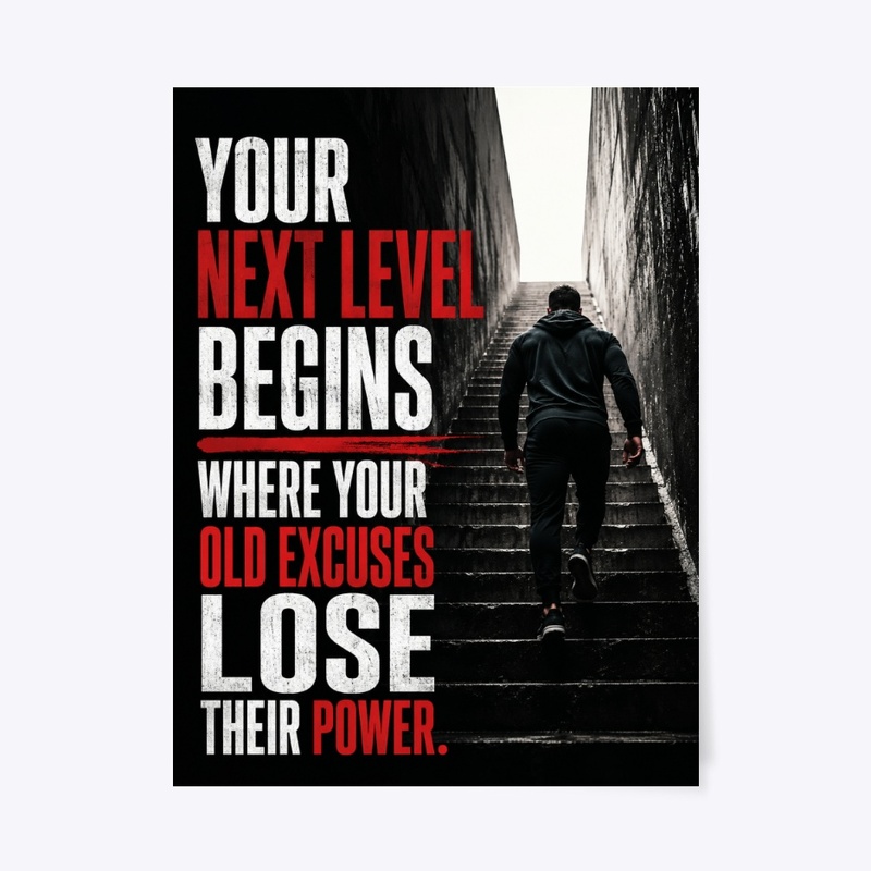 Old Excuses Gym Wall Art