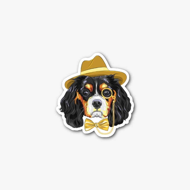 Funny Hipster Dog King IPhone Case