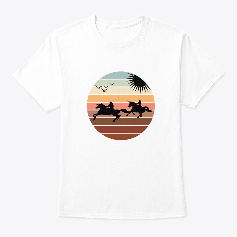 Retro vintage sunset design