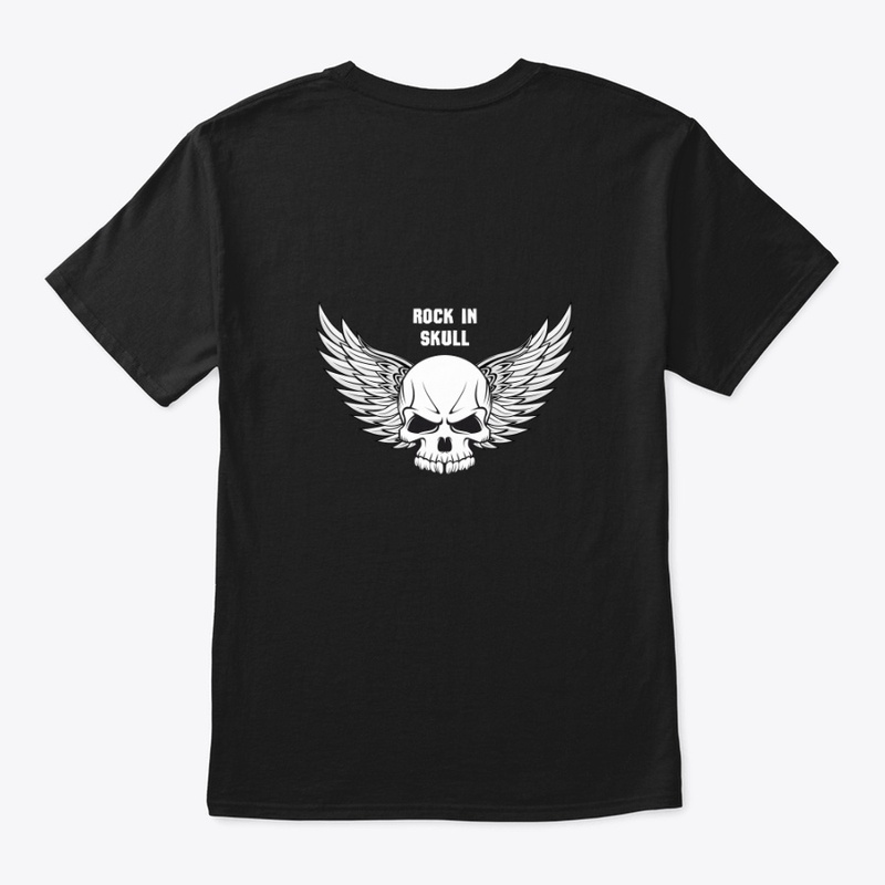 ROCK IN SKULL
