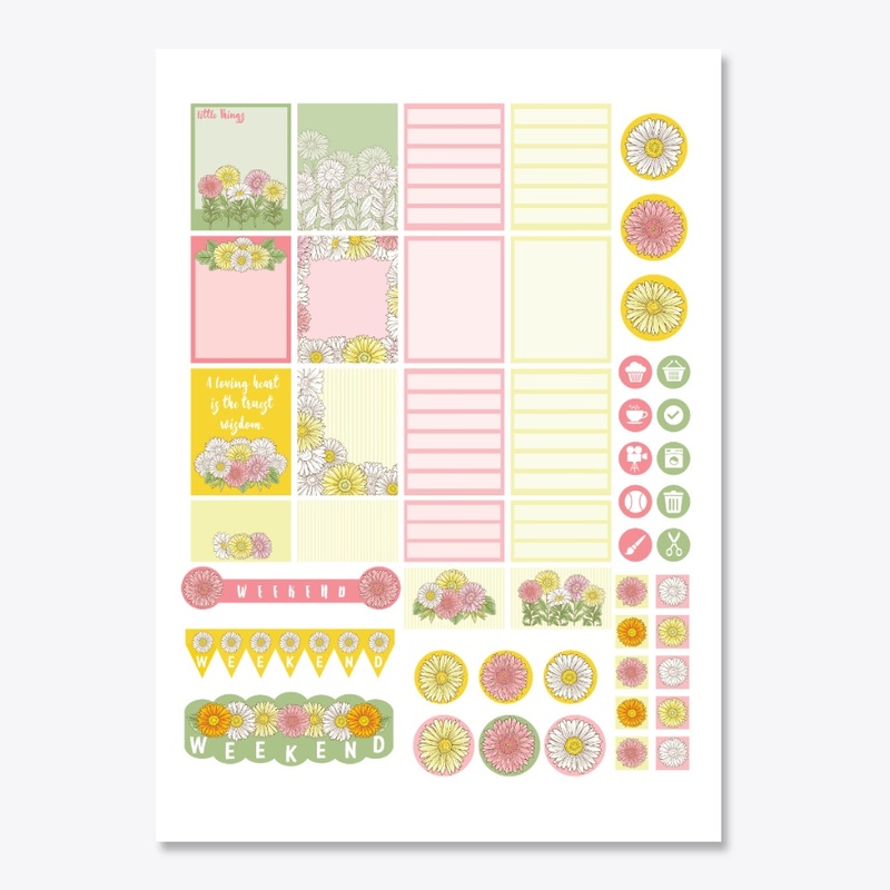 Daisies Stickers
