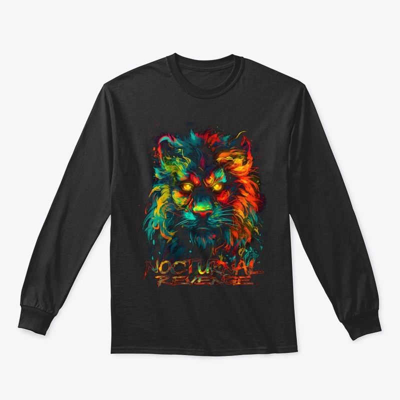 Nocturnal Revenge Abstract Lion 