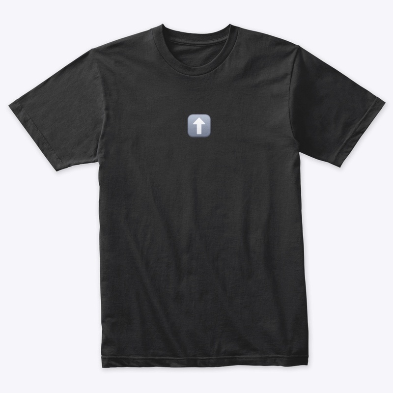 Up arrow (top) T-shirt 