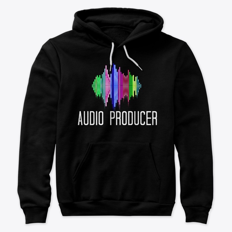 sudadera para productores de audio.