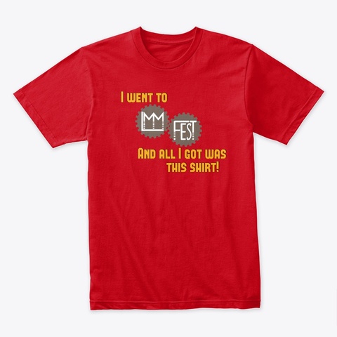 Lm Mfest Shirt Red T-Shirt Front