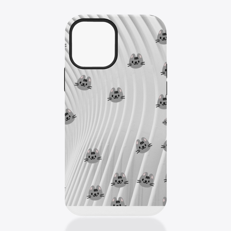 Cats Abstract Background Phone Case