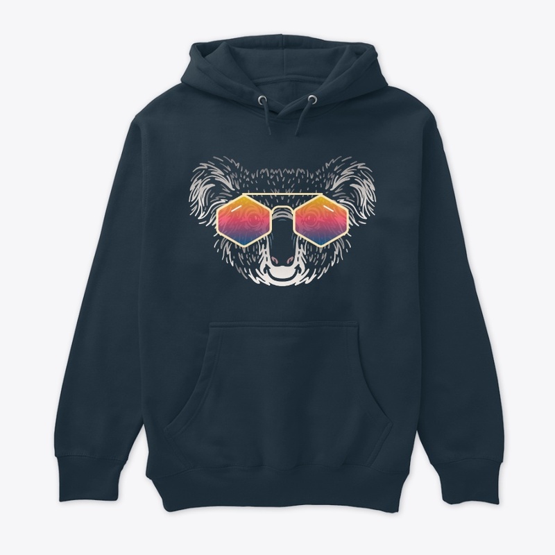 Cute Koala in Sunglasses (Colored+sg03)