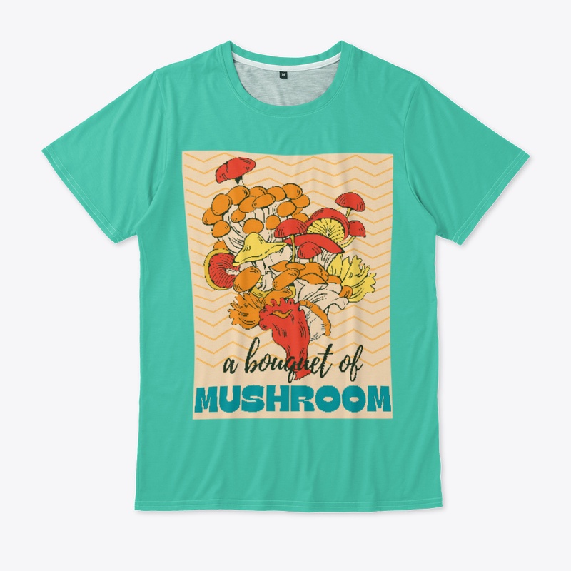 A bouquet of mushroom Yellow pattern