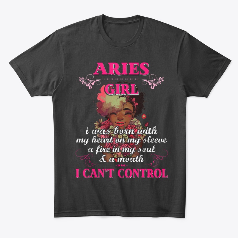 Im An Aries Girl Funny Birthday Tshirt