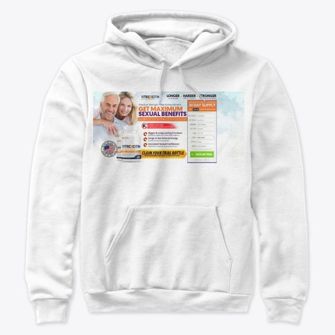 Vitrexotin Reviews White T-Shirt Front