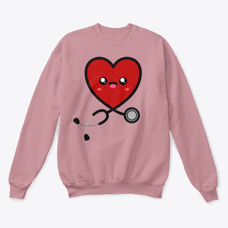 Stethoscope Heart Emoji 1 (Dark red)