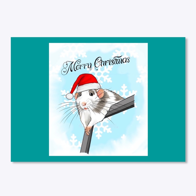 Festive Edgar Sticker