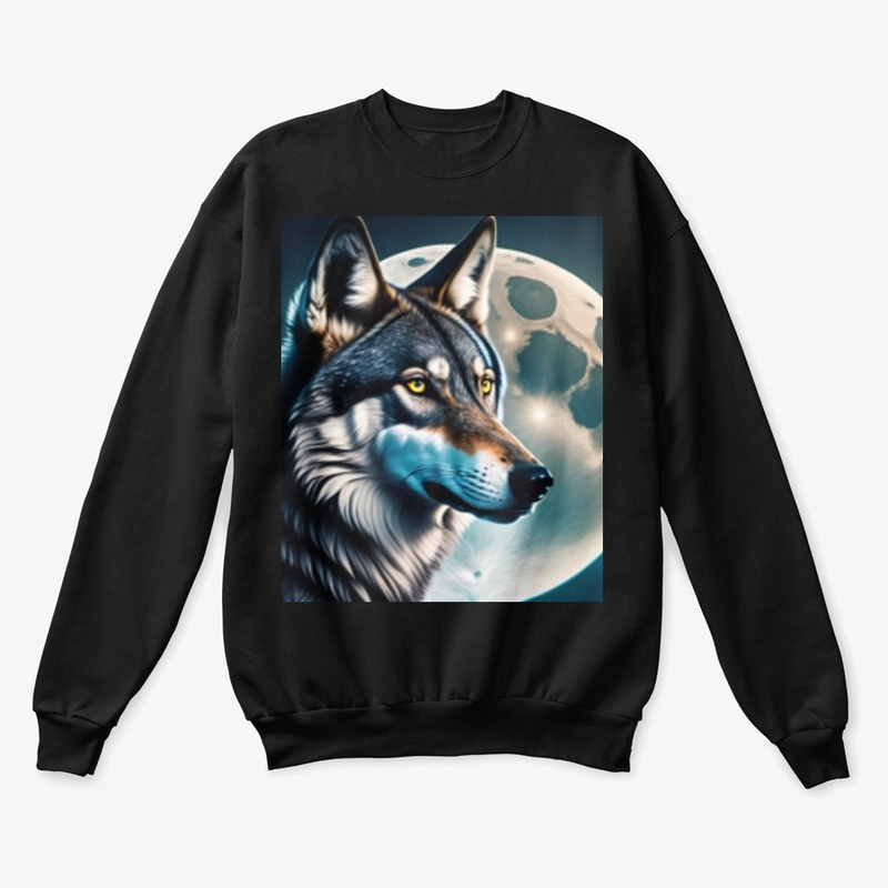 unique wolf  printed unisex t-shirts 