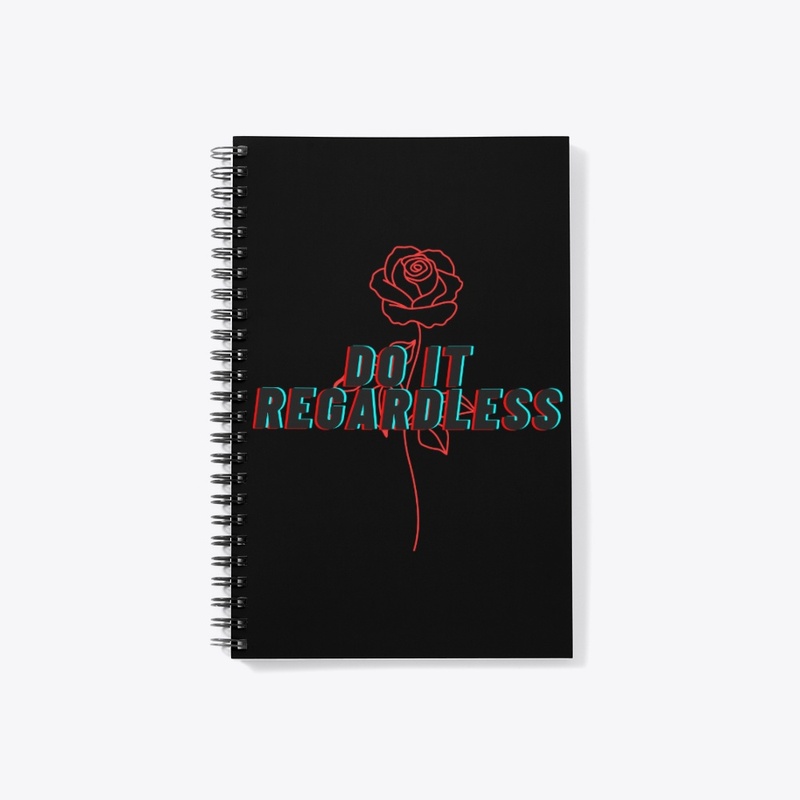 rose notebook (dark theme)