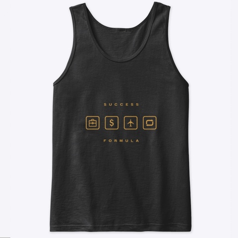 Success Formula Tank Top Black T-Shirt Front