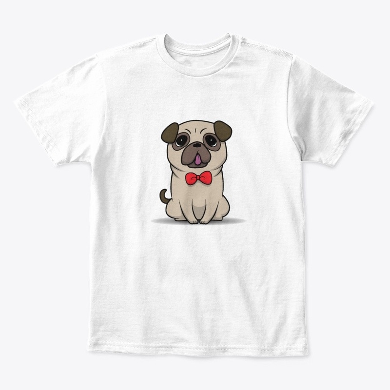 Cute Cartoon Pug