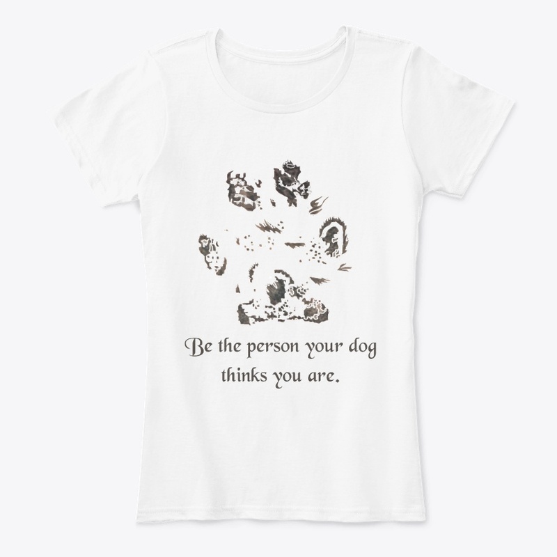 Arya's paw print