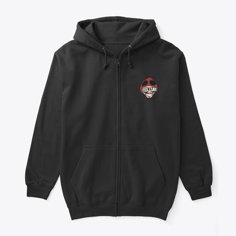 Cecil Says Logo Zip Up Hoodie