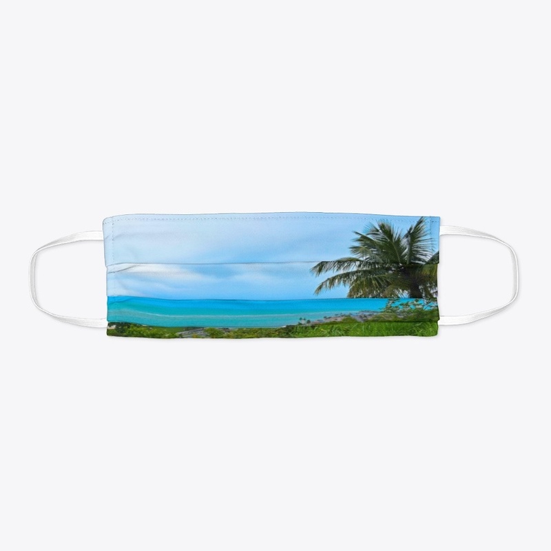 Quiet beach with coconut tree