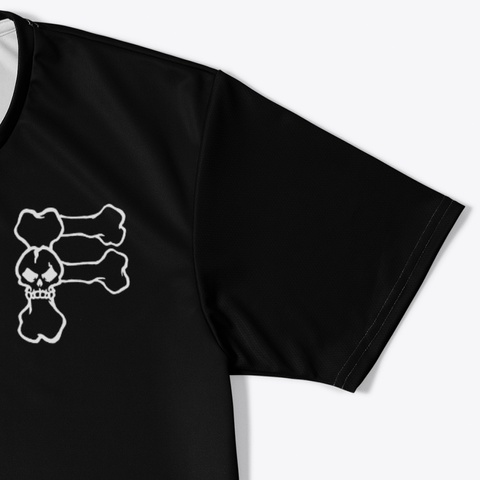 Fskn Happy Black T-Shirt Sleeve