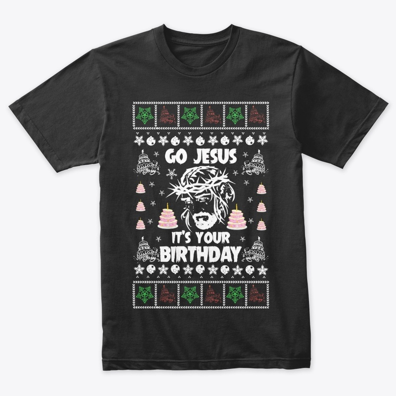 Go Jesuss Birthday Ugly Sweater