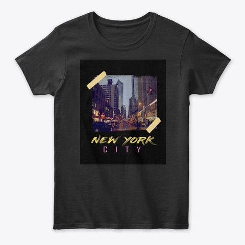 I Love New York City   Photography  Black T-Shirt Front