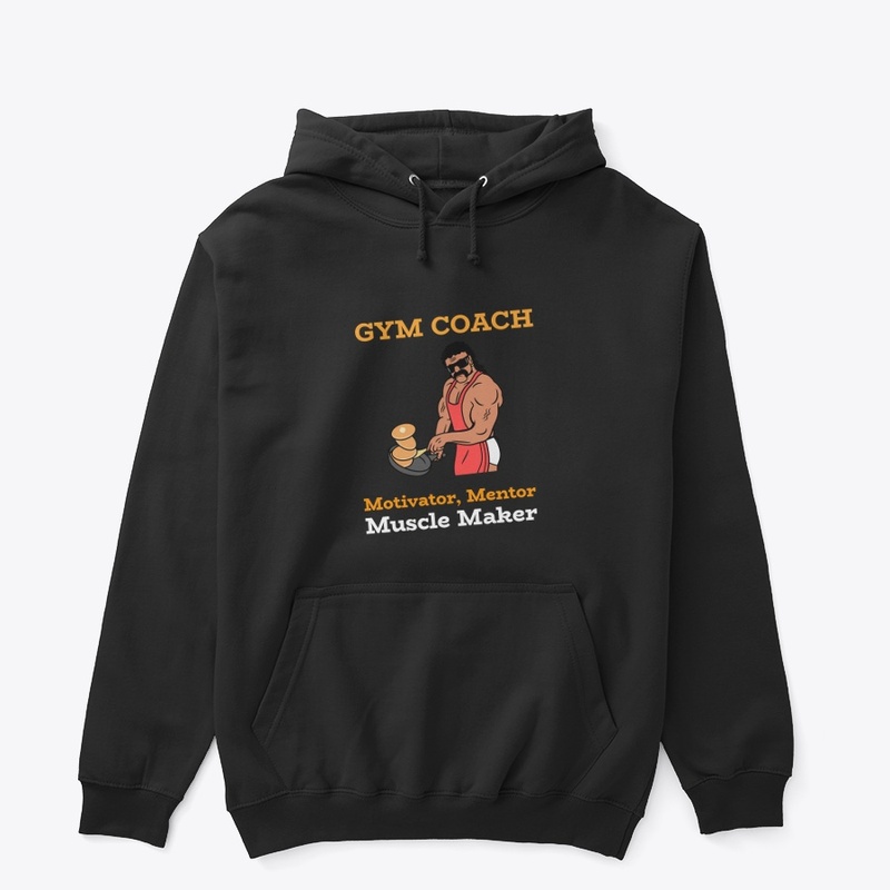 Gym coach motivator mentor muscle maker