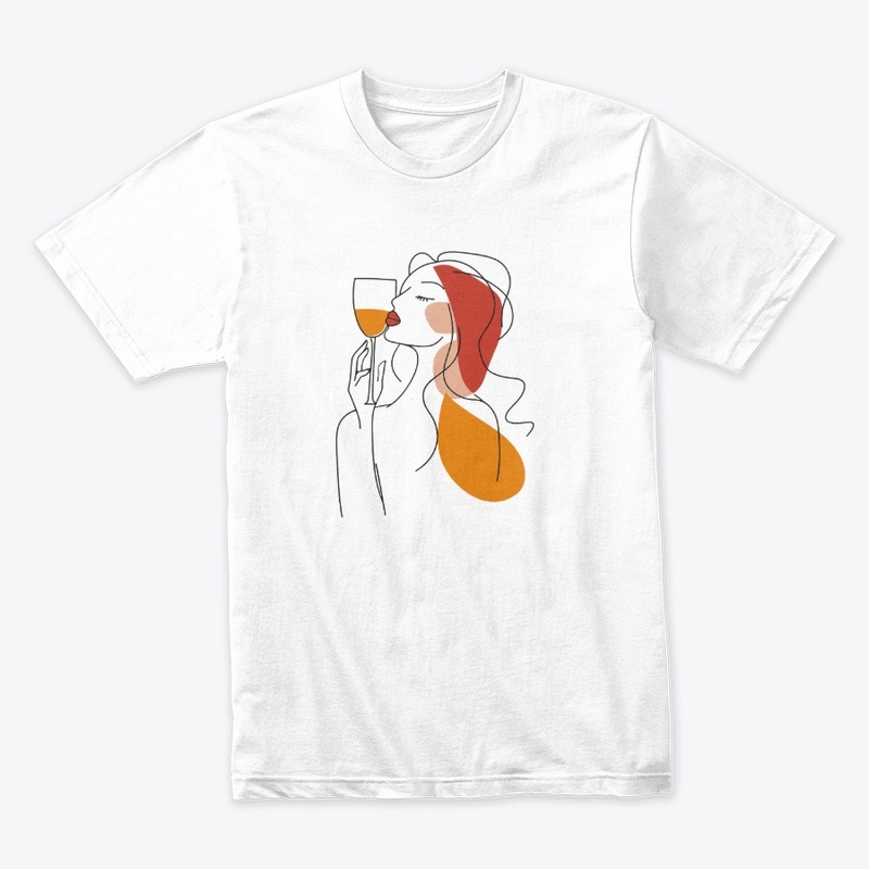 Abstract Minimalist Art for Wine Lovers