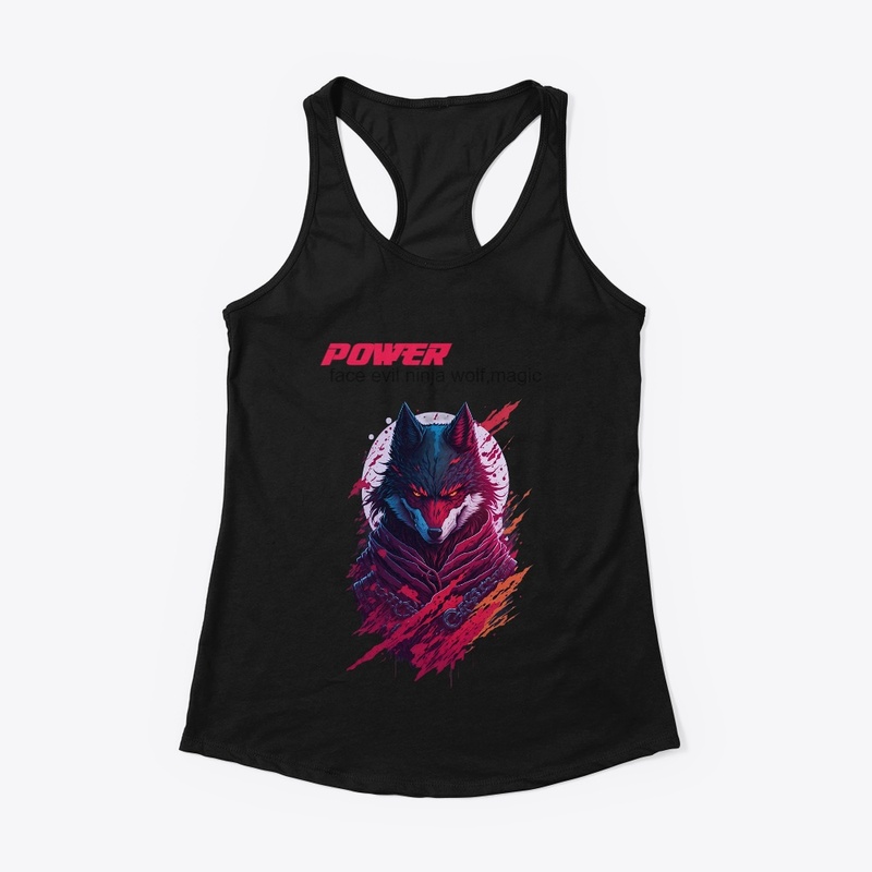  Face evil ninja wolf,magic
