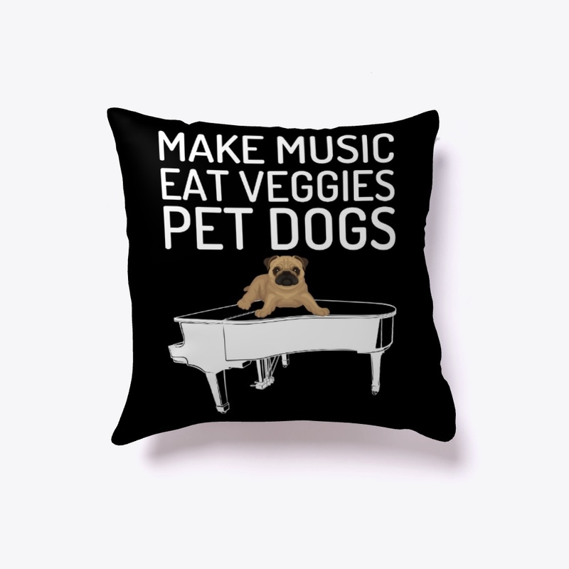 Music Veggies and Dogs