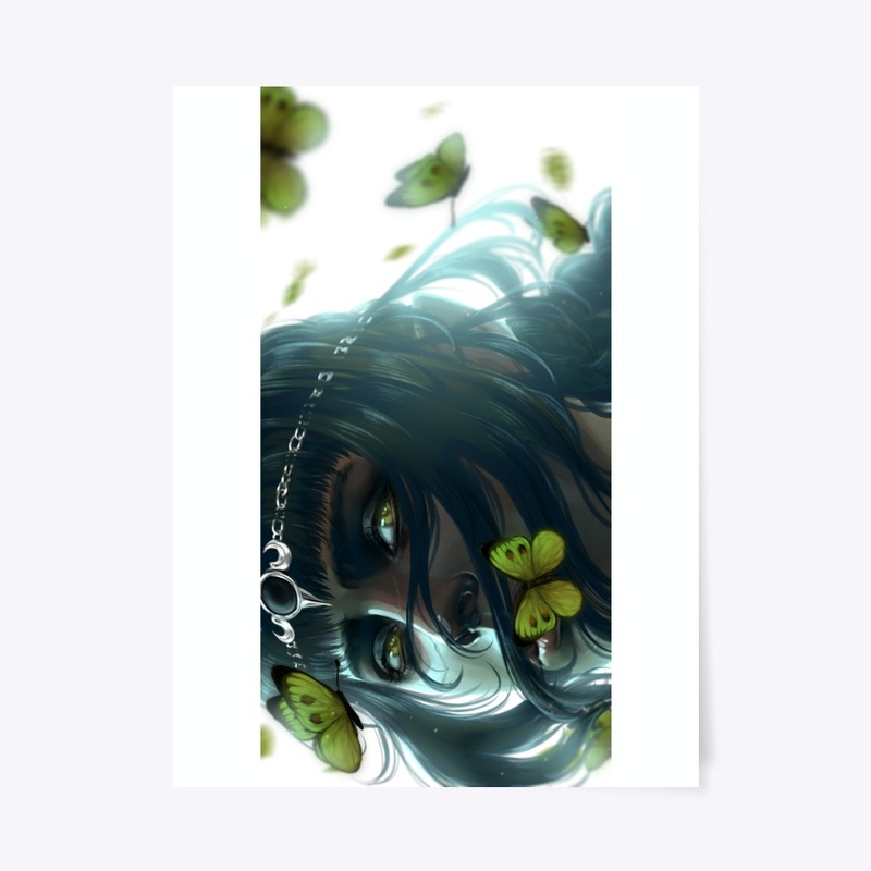 Green butterflies
