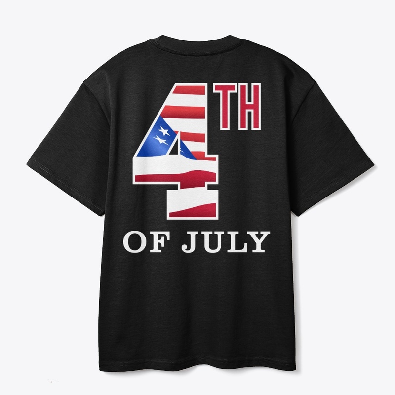 Happy Fourth of July tee design