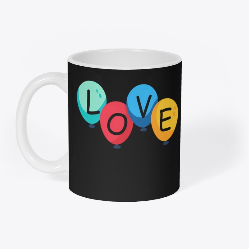 "LOVE" Balloons – A Burst of Color 
