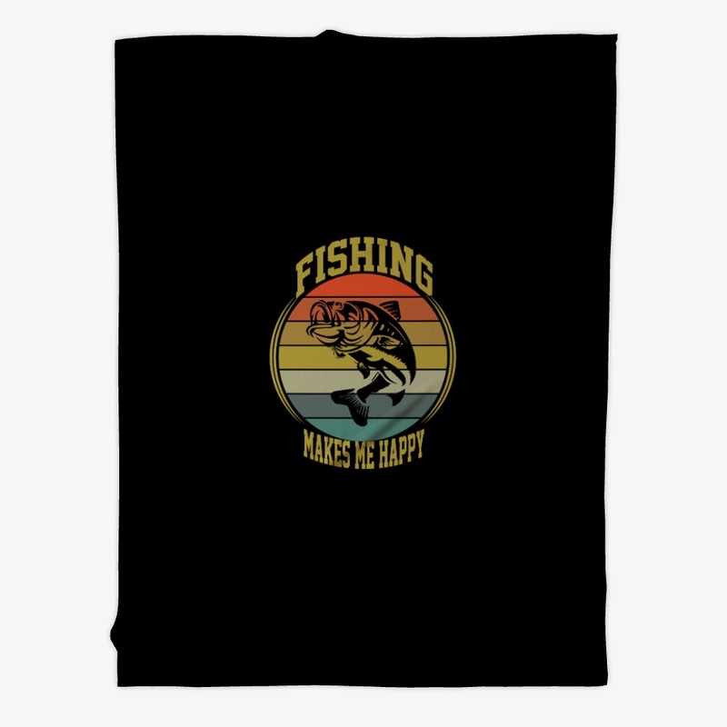 Fishing makes me happy T-Shirt