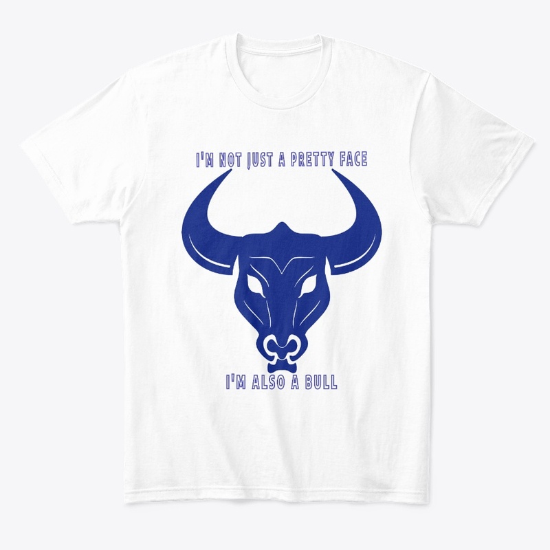 funny head bull with quote